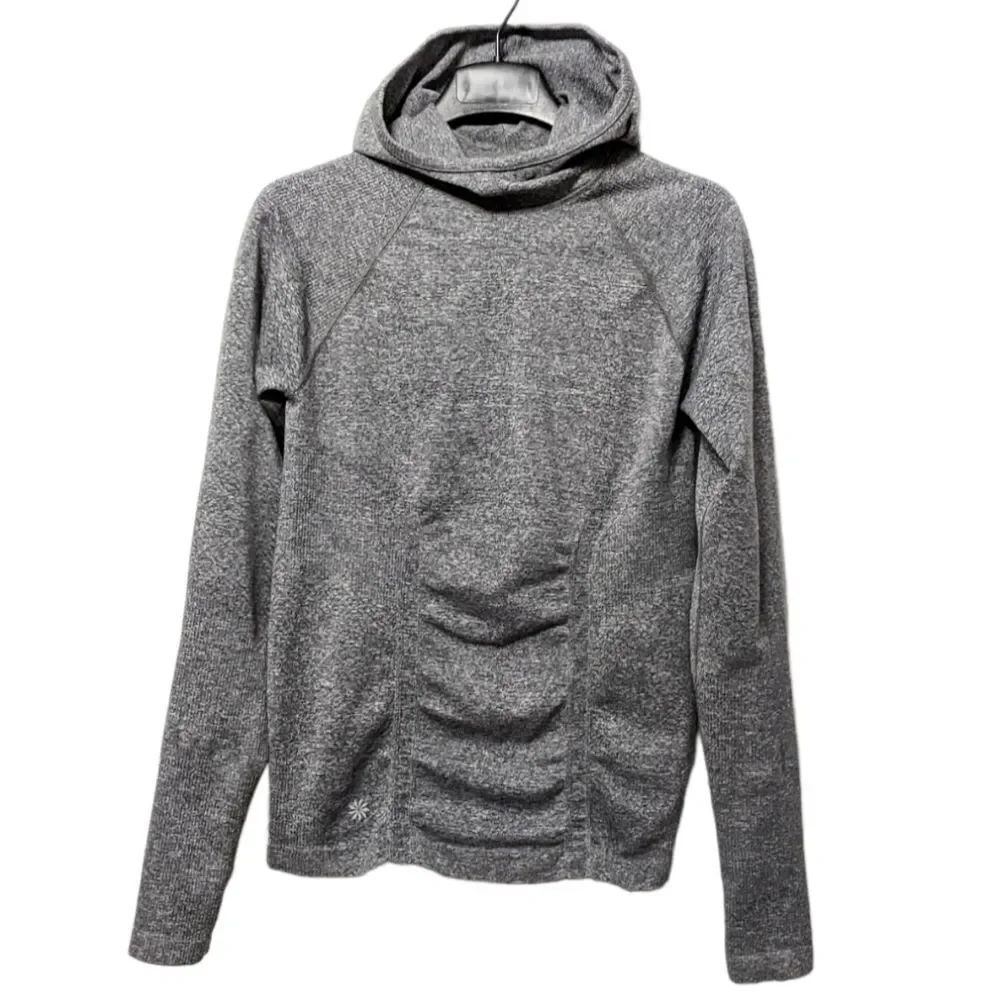 ATHLETA Tracker Gray Space Dye Hoodie M